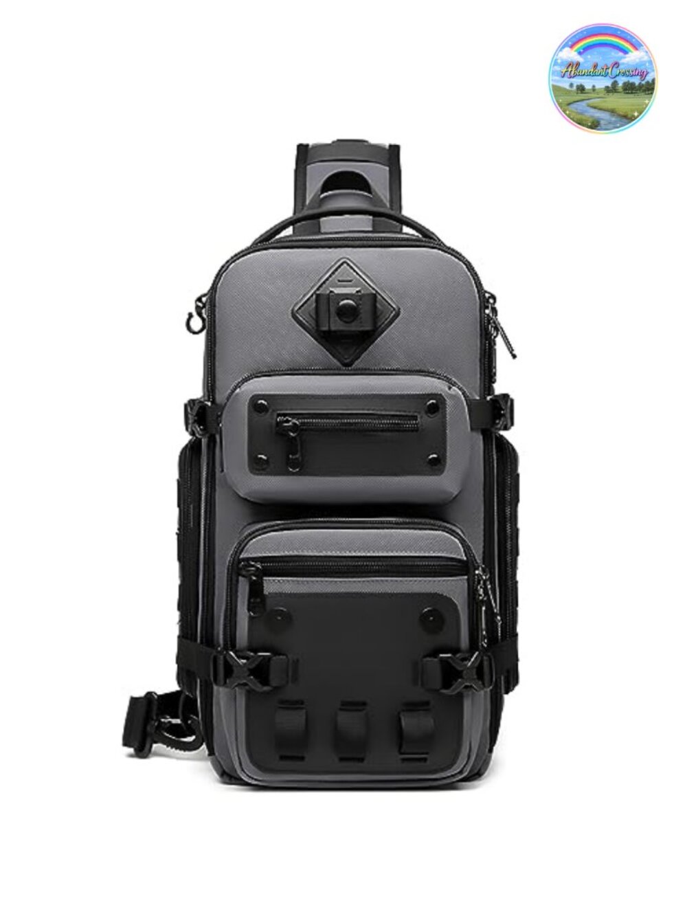 Waterproof Tactical Sling Bag Crossbody Shoulder Backpack Men Travel Hiking